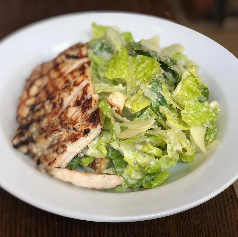 Grilled chicken Caesar salad from Phillies